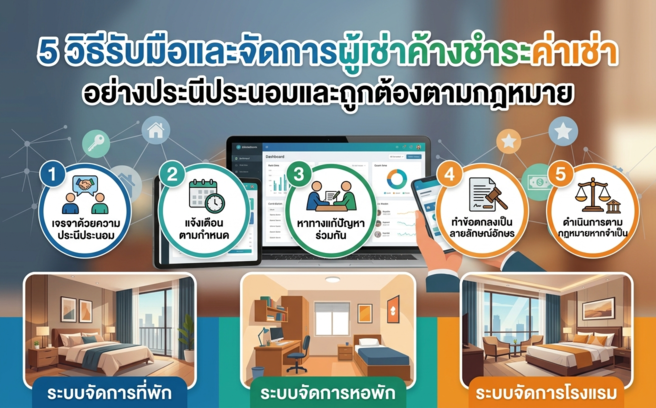 Roomont : 5 วิธีรับมือและจัดการผู้เช่าค้างชำระค่าเช่า อย่างประนีประนอมและถูกต้องตามกฎหมาย